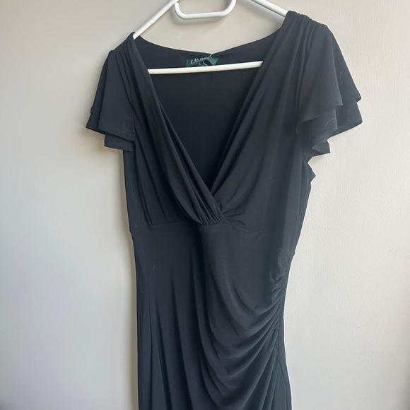 Ralph Lauren Dress Black Size 8 - Picture 2 of 4